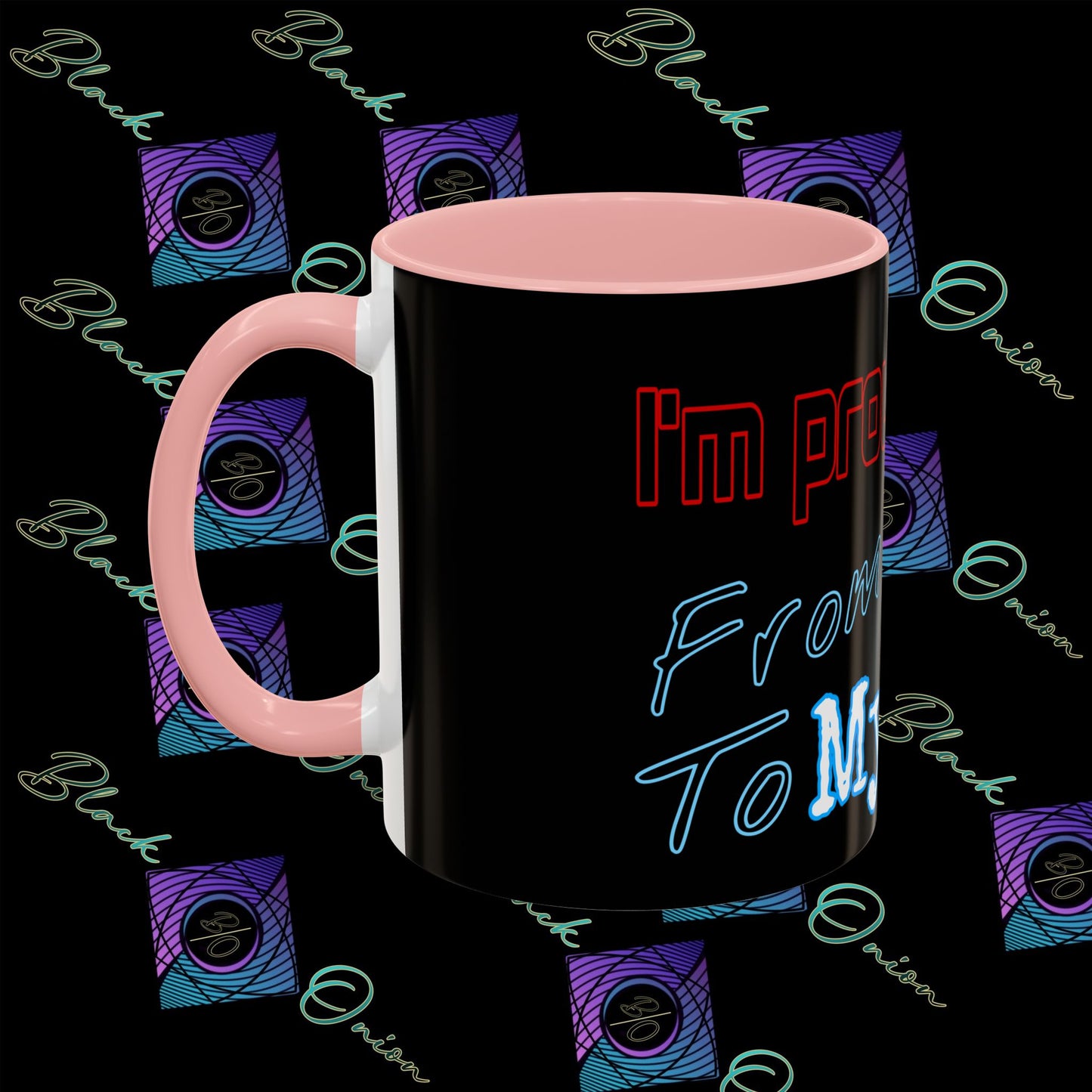 BlackOnion Coffee Mug 2 with Workout Motif ‘ I’m proud of you’🫵🔥💪