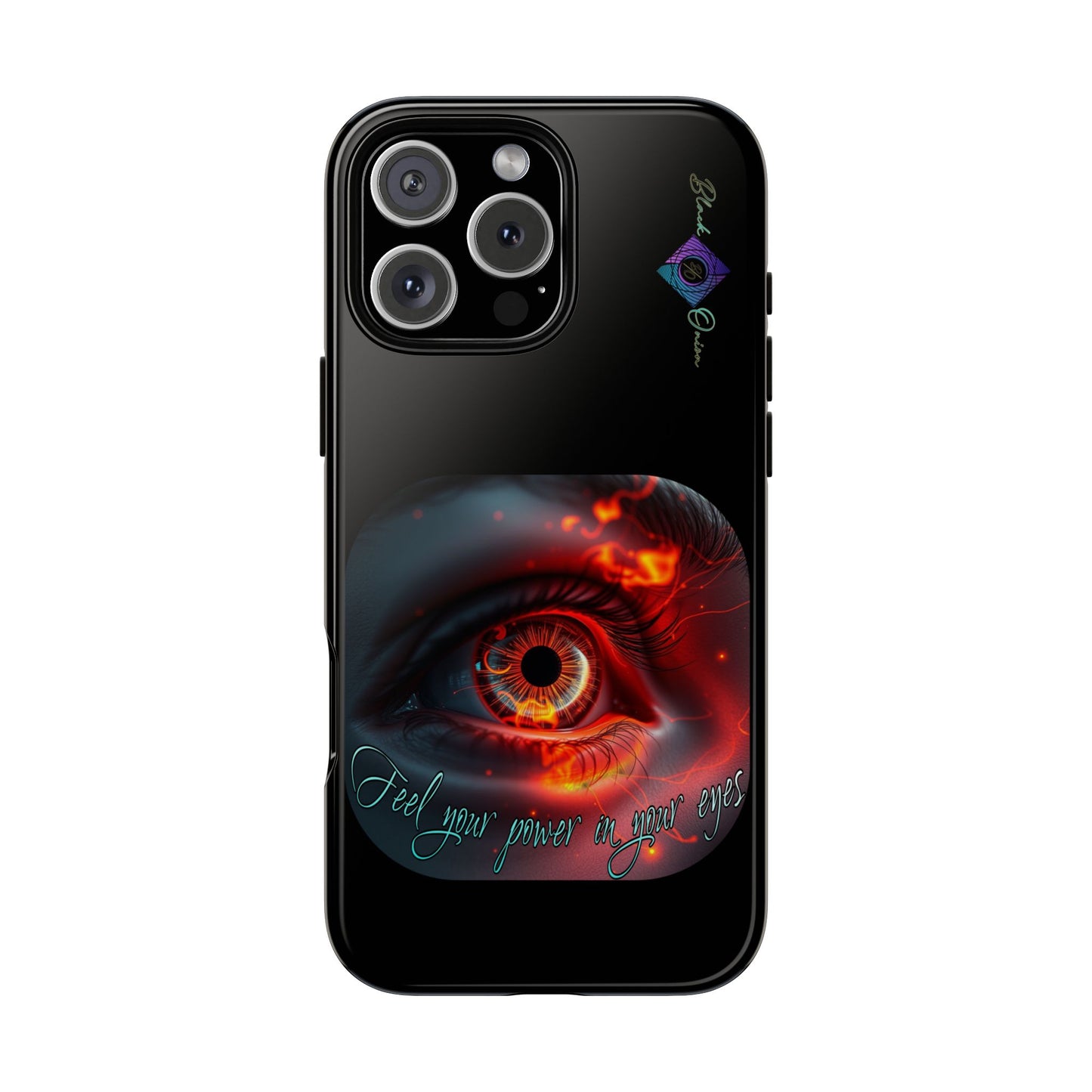 BlackOnion Brand New Phone Case - with Motivational Workout Motif ’Feel your power ‘💪🔥🫵