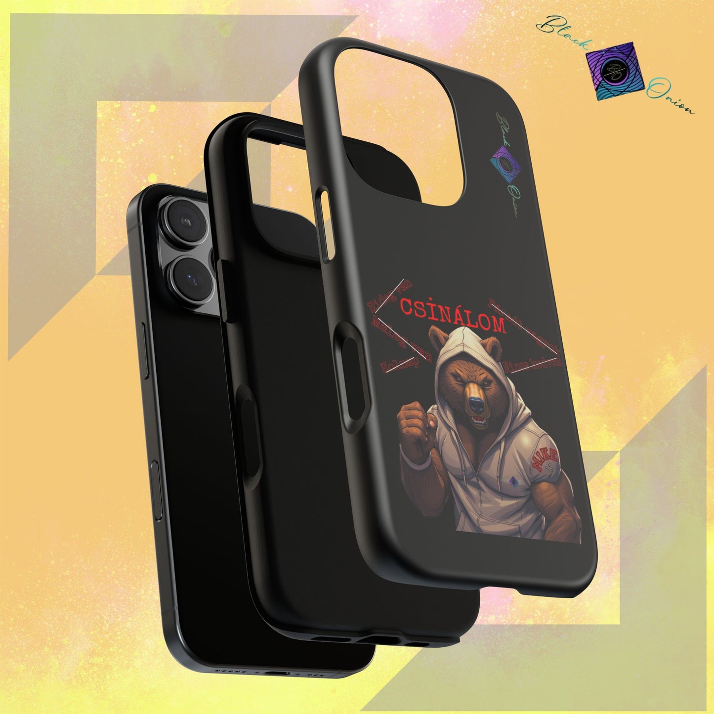 BlackOnion Brand New Phone Case - with Motivational Workout Motif ‘Csinálom ‘💪🔥🫵