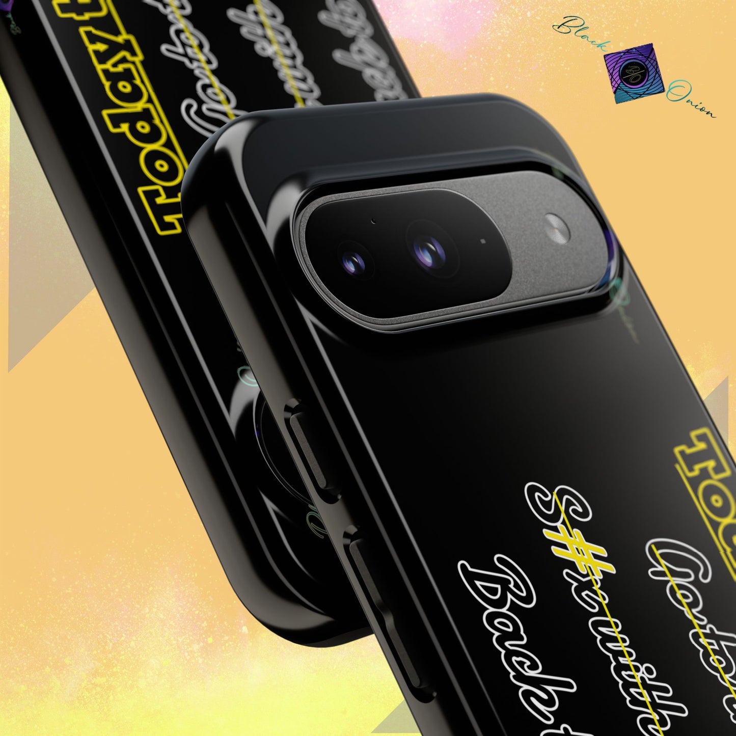 BlackOnion Brand New Phone Case - with Motivational Workout Motif’Today to do list ‘💪🔥🫵
