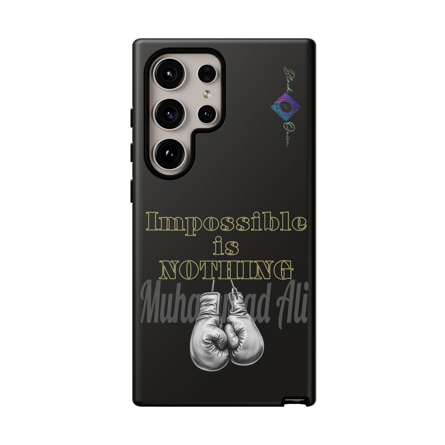 BlackOnion Brand New Phone Case - with Motivational Workout Motif ’Impossible ‘💪🔥🫵