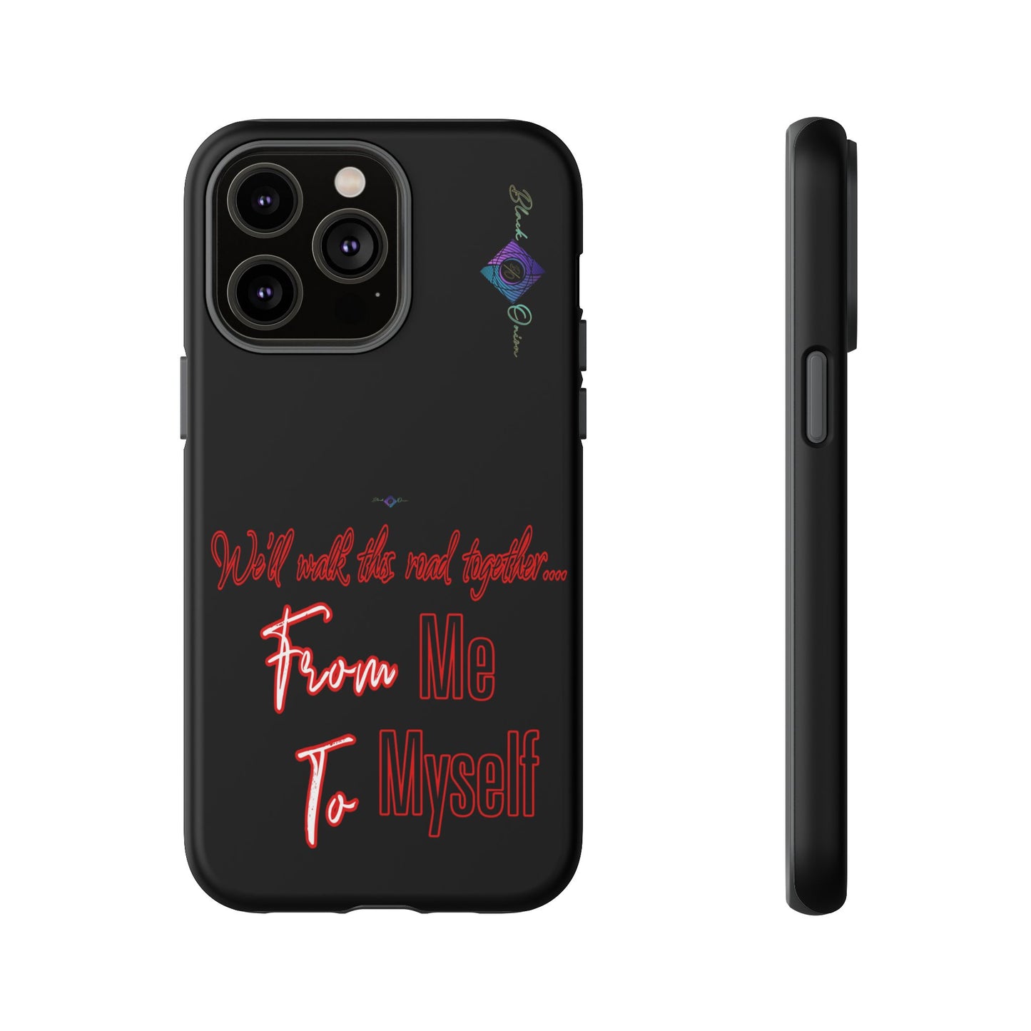 BlackOnion Brand New Phone Case - with Motivational Workout Motif’We’ll walk ‘💪🔥🫵