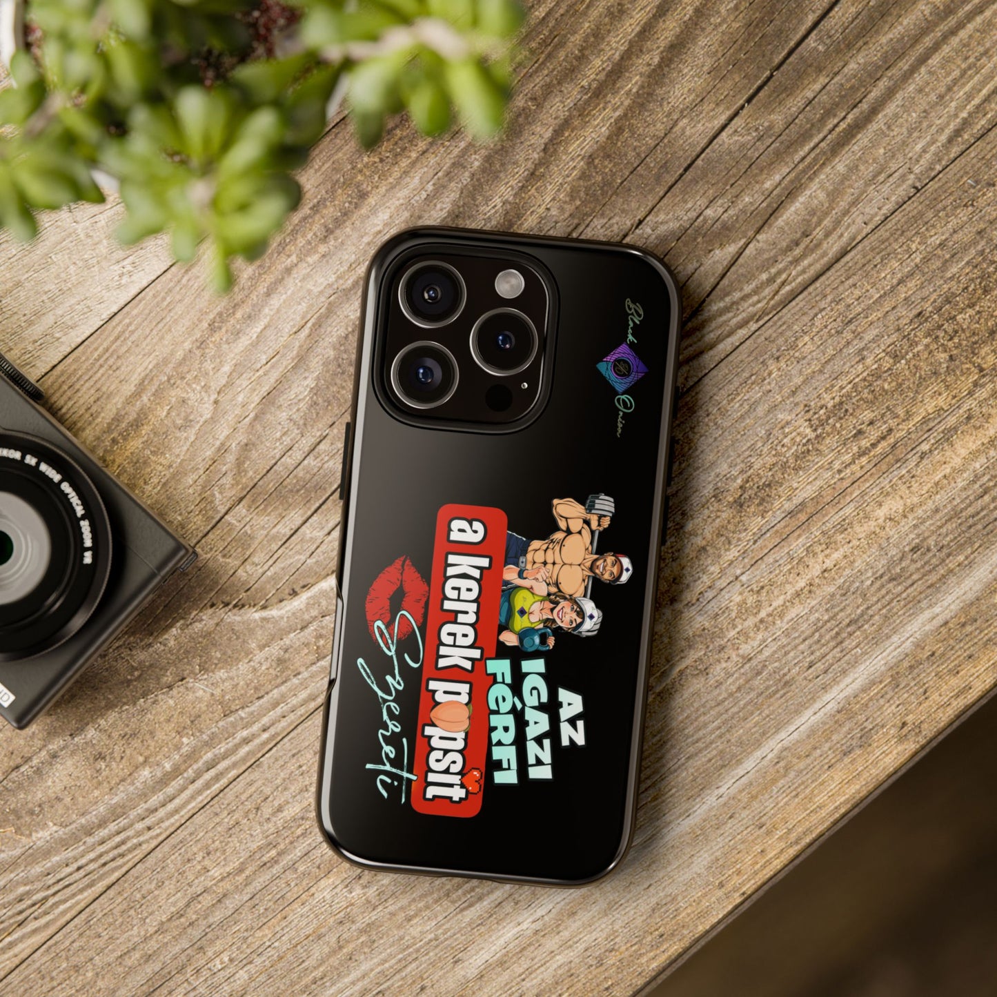 BlackOnion Brand New Phone Case - with Motivational Workout Motif ‘Az igazi férfi ‘💪🔥🫵