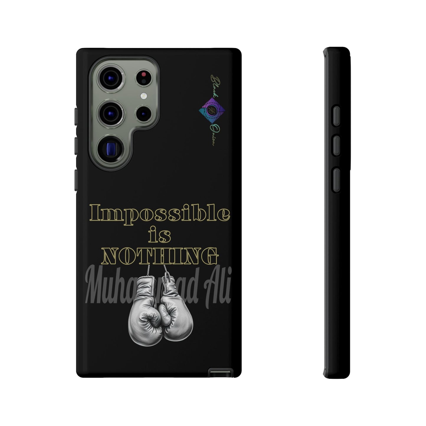 BlackOnion Brand New Phone Case - with Motivational Workout Motif ’Impossible ‘💪🔥🫵