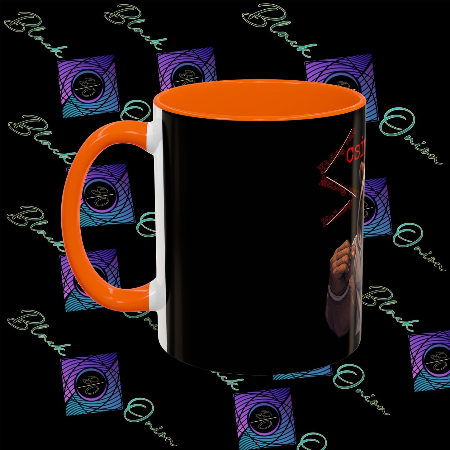 BlackOnion Coffee Mug - 11oz with Workout Motif ‘Mike 13 V2 ’🔥💪🫵