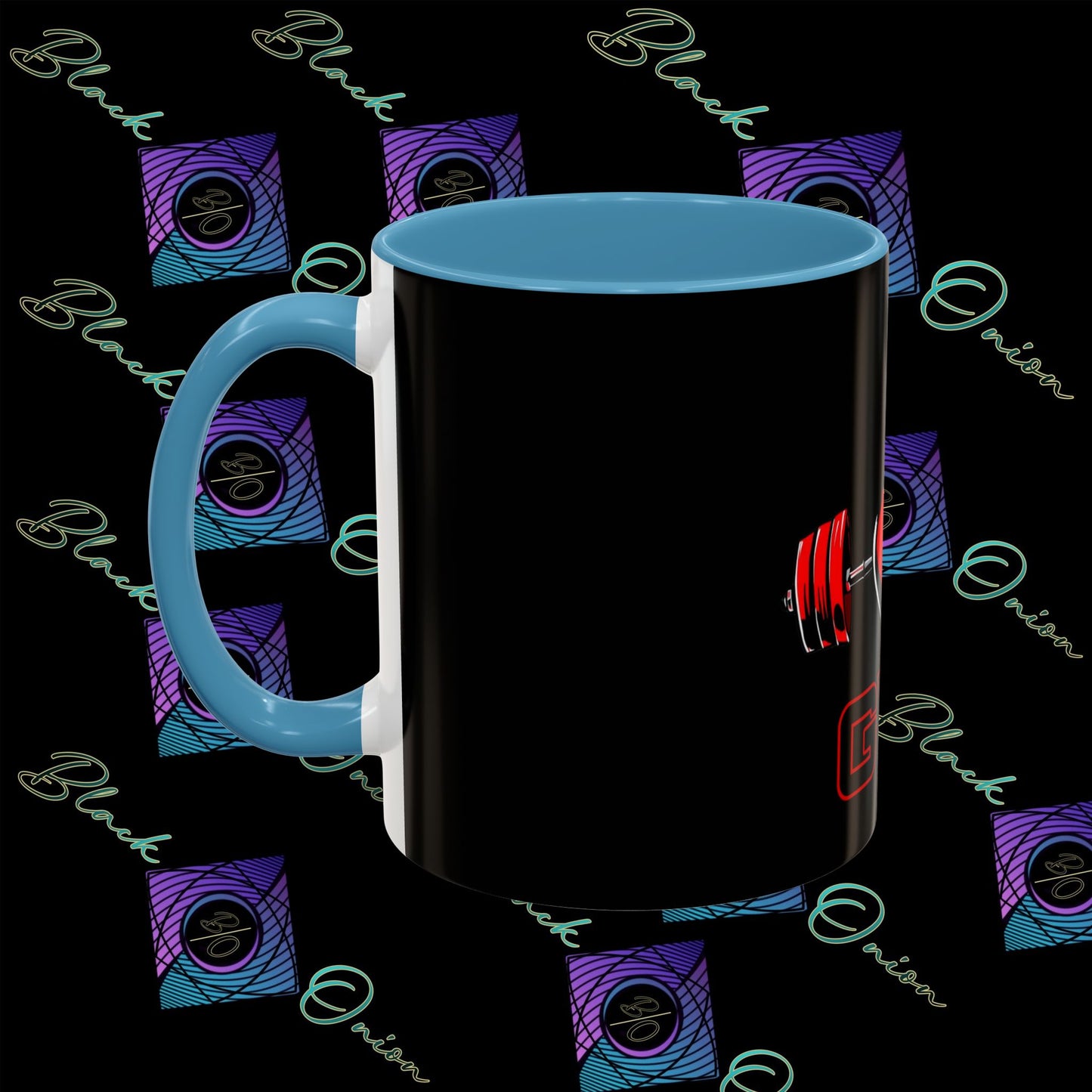 BlackOnion Coffee Mug Serial 2 with Workout Motif ‘I Love Gym ’🫵🔥💪