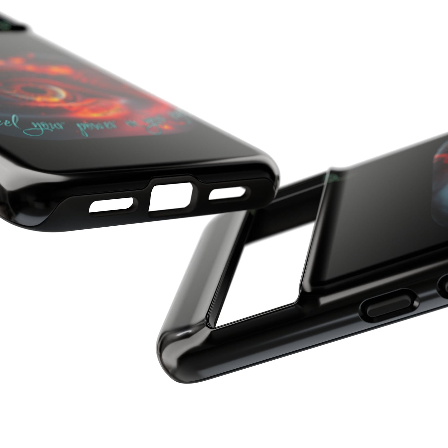 BlackOnion Brand New Phone Case - with Motivational Workout Motif ’Feel your power ‘💪🔥🫵