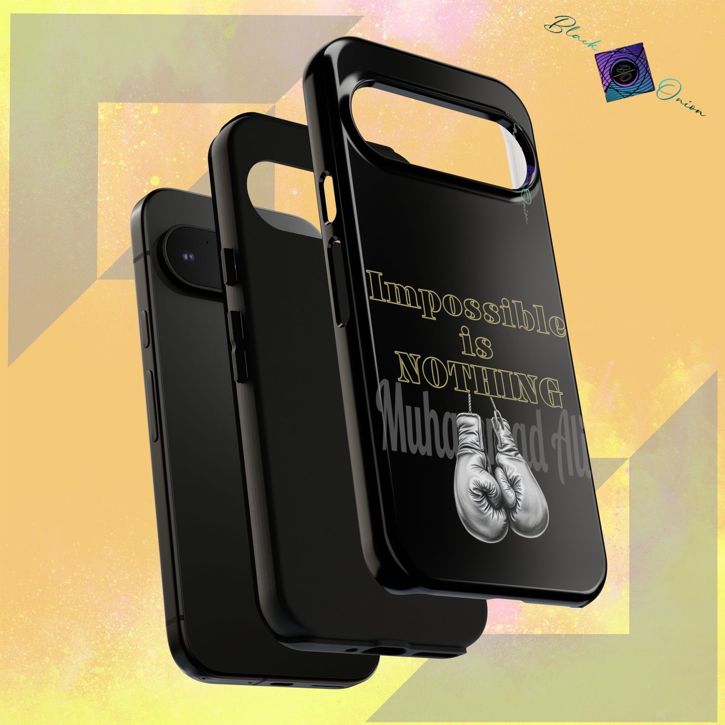 BlackOnion Brand New Phone Case - with Motivational Workout Motif ’Impossible ‘💪🔥🫵