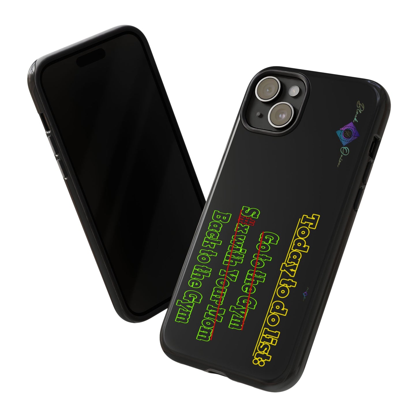 BlackOnion Brand New Phone Case - with Motivational Workout Motif’Today To Do List V2 ‘💪🔥🫵