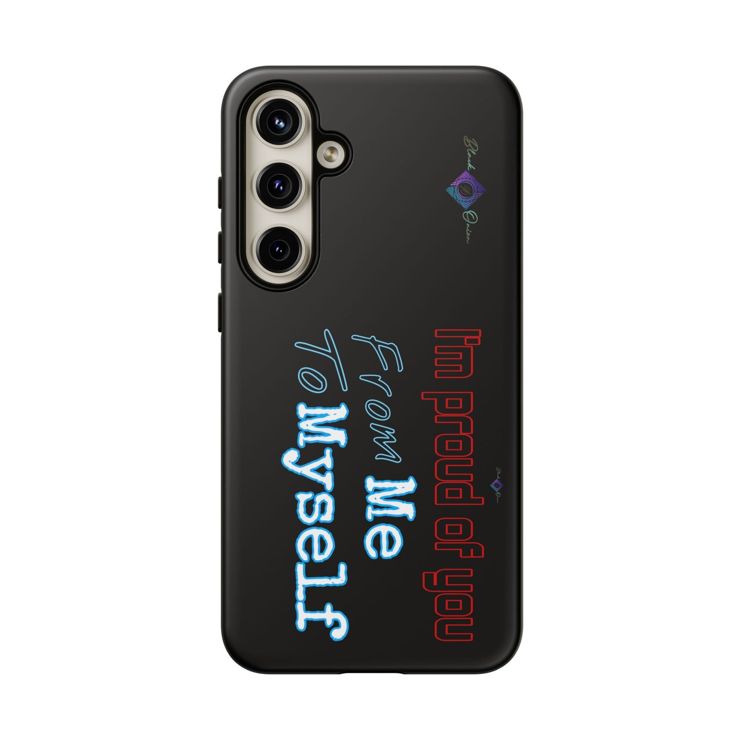 BlackOnion Brand New Phone Case - with Motivational Workout Motif’I’m proud of you ‘💪🔥🫵