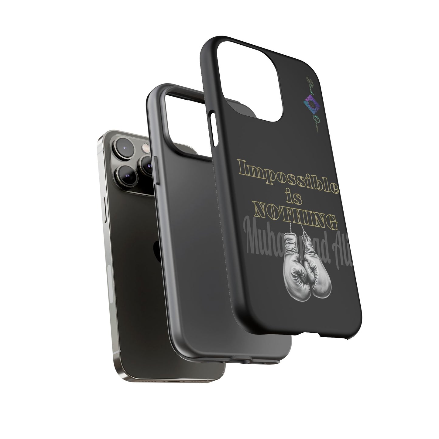 BlackOnion Brand New Phone Case - with Motivational Workout Motif ’Impossible ‘💪🔥🫵