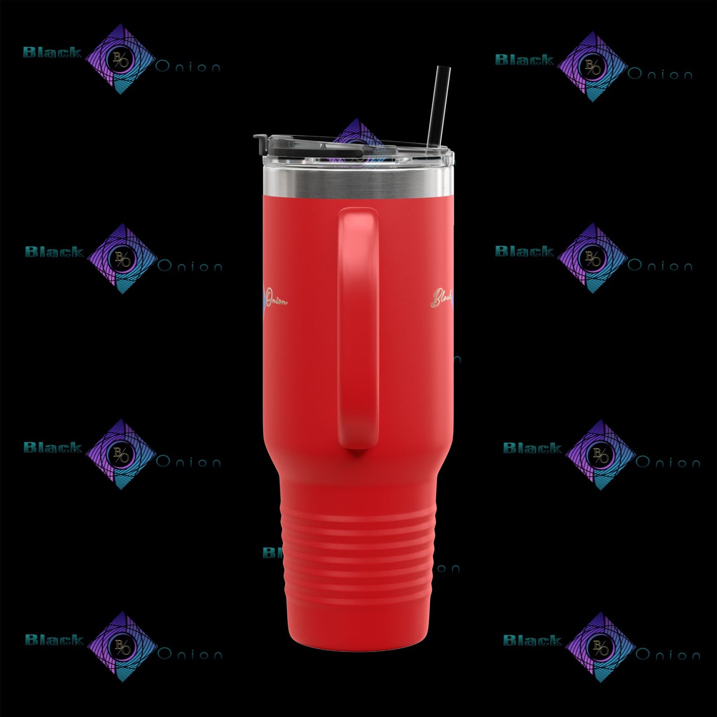 BlackOnion Travel Mug - 40oz with Straw