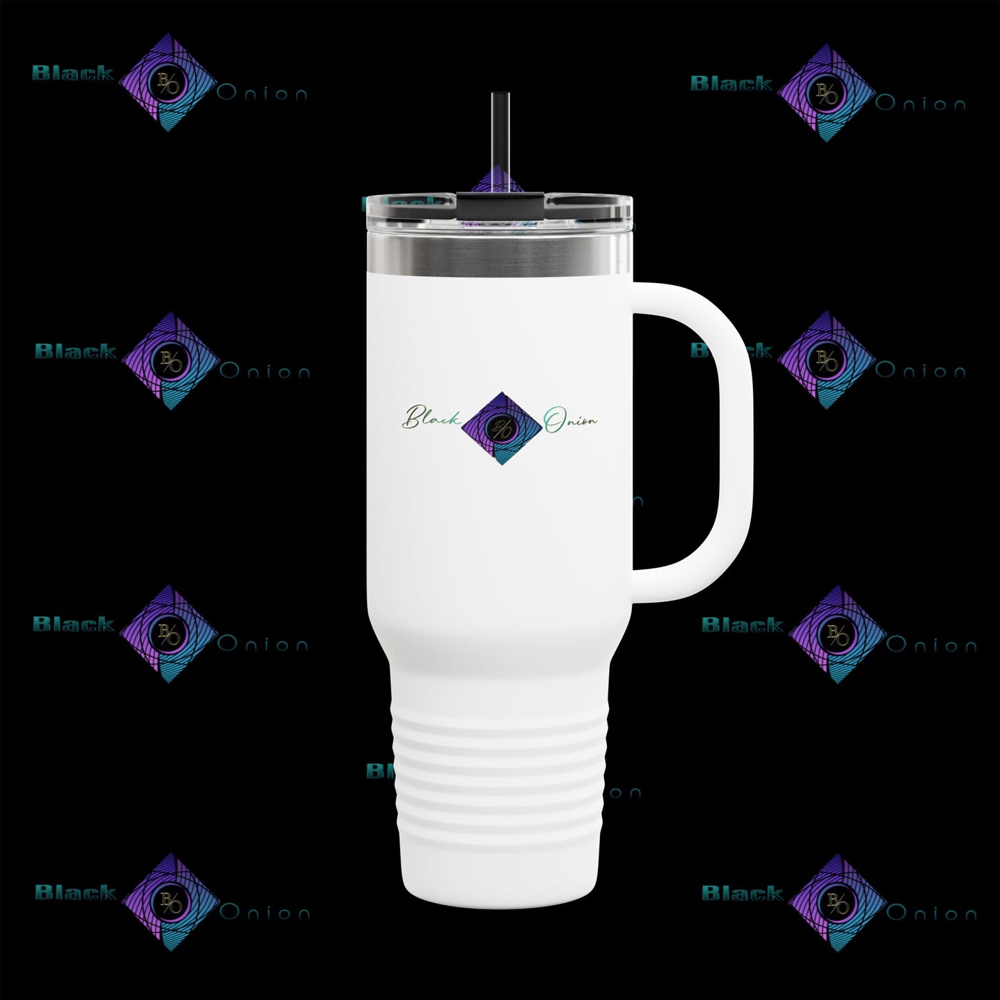 BlackOnion Travel Mug - 40oz with Straw