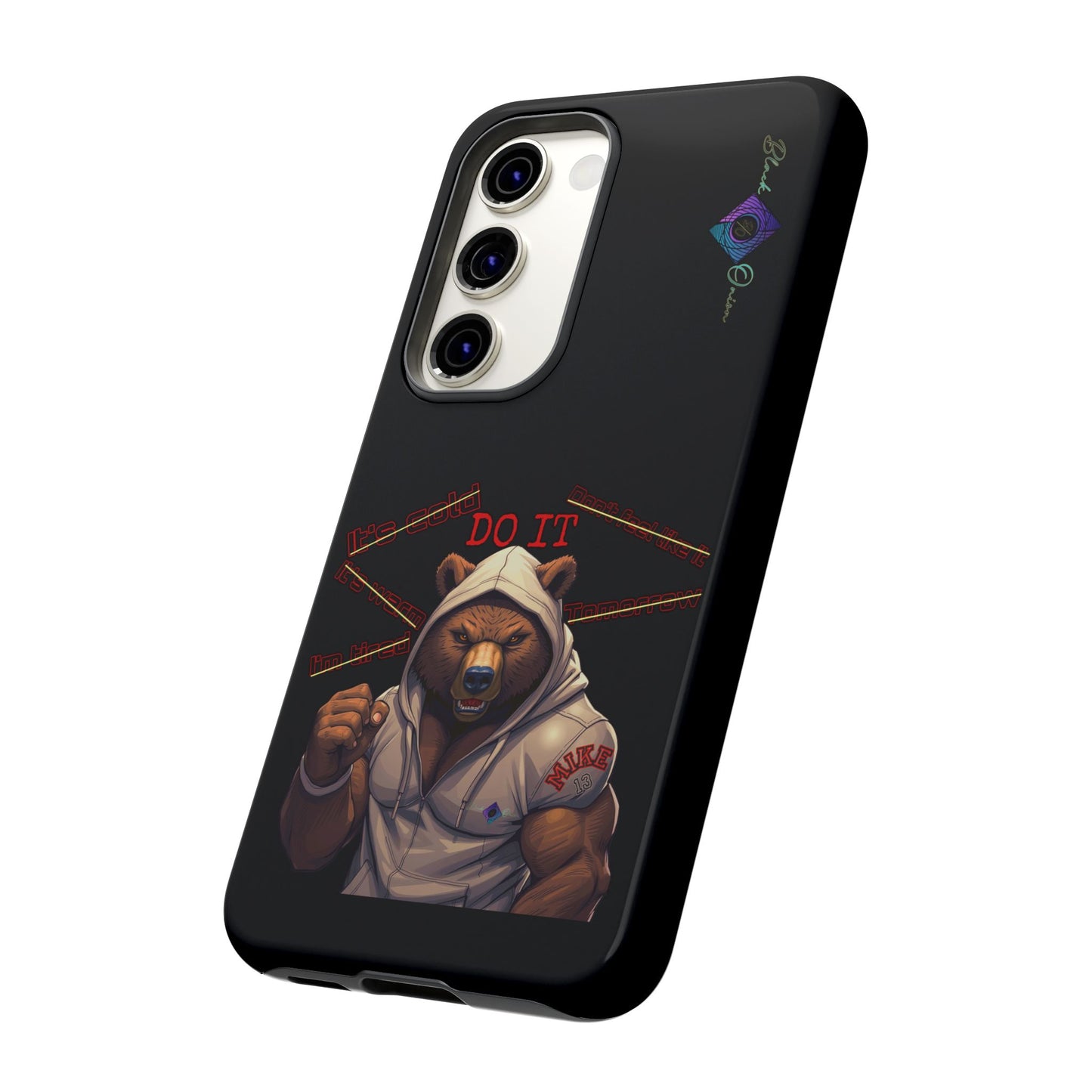 BlackOnion Brand New Phone Case - with Motivational Workout Motif’Do it ‘💪🔥🫵