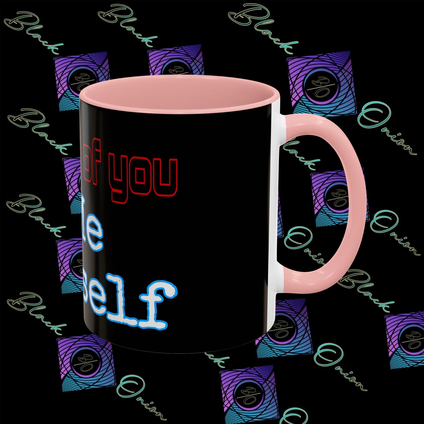 BlackOnion Coffee Mug 2 with Workout Motif ‘ I’m proud of you’🫵🔥💪