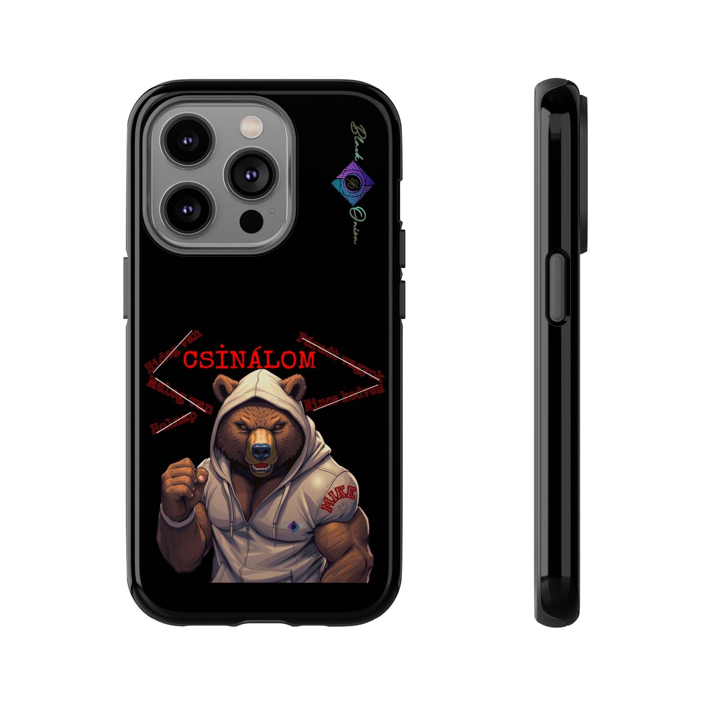 BlackOnion Brand New Phone Case - with Motivational Workout Motif ‘Csinálom ‘💪🔥🫵