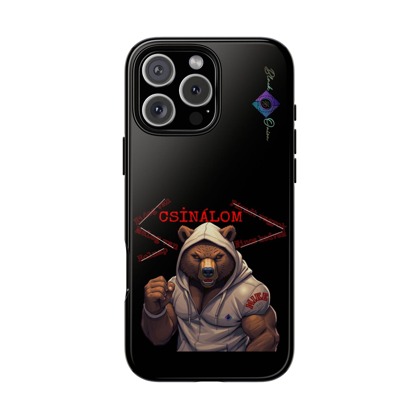 BlackOnion Brand New Phone Case - with Motivational Workout Motif ‘Csinálom ‘💪🔥🫵