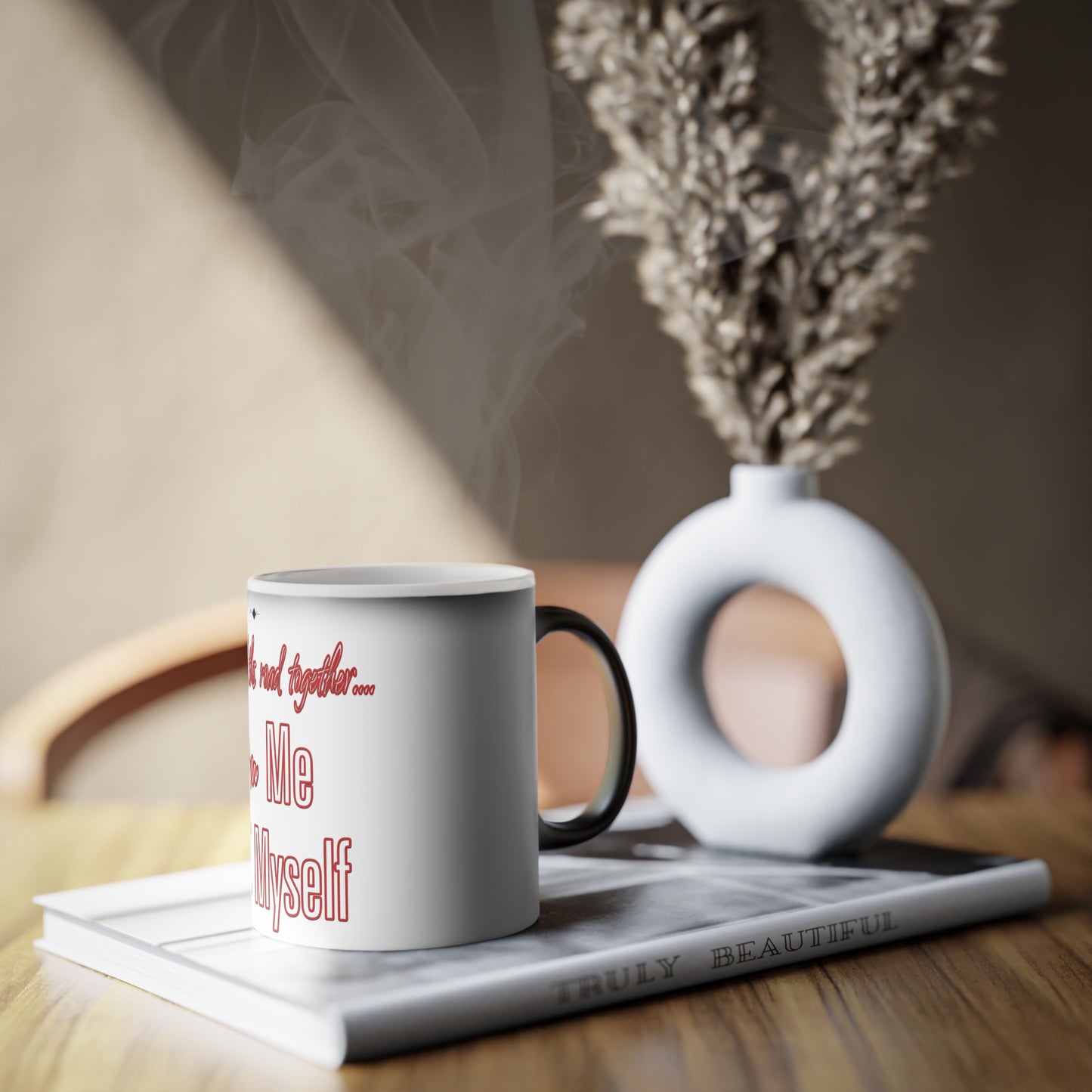 B/O Color Changing Mug with Motif ‘We’ll walk this road together ’ 💪🔥🫵