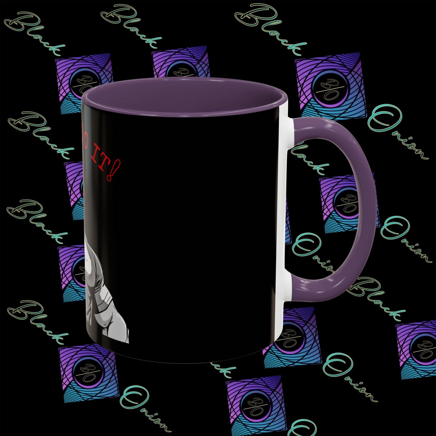 BlackOnion Coffee Mug 2 with Workout Motif ‘I Can Do It V2’🫵🔥💪