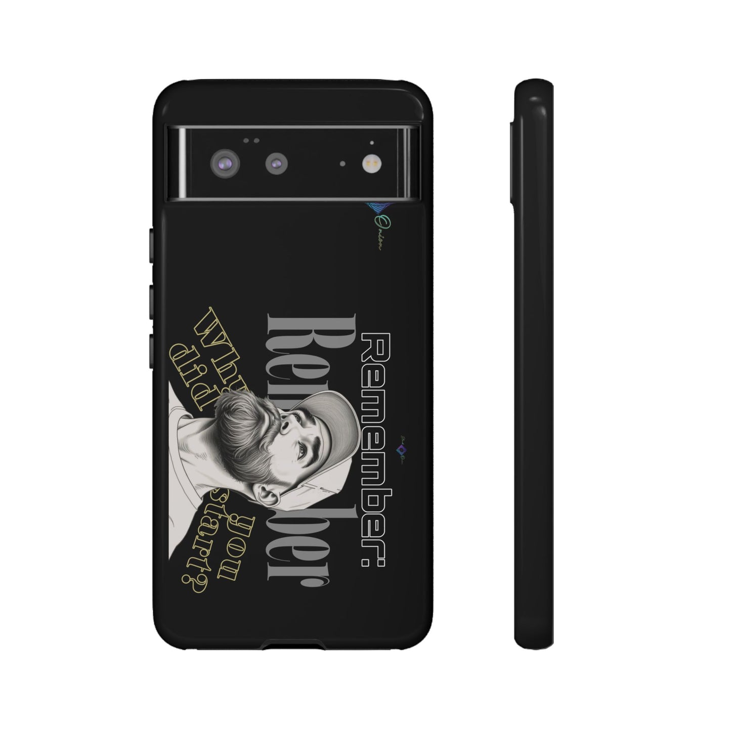BlackOnion Brand New Phone Case - with Motivational Workout Motif’Remember ‘💪🔥🫵