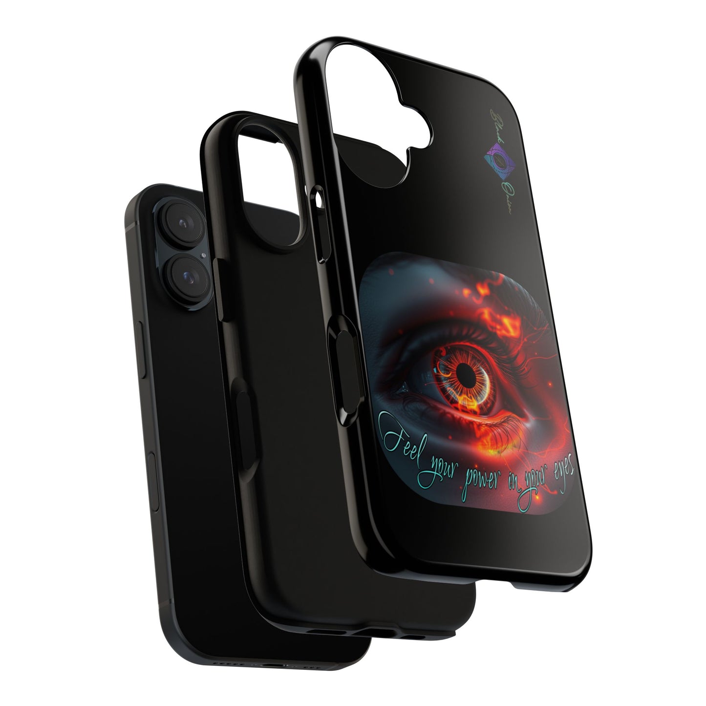 BlackOnion Brand New Phone Case - with Motivational Workout Motif ’Feel your power ‘💪🔥🫵