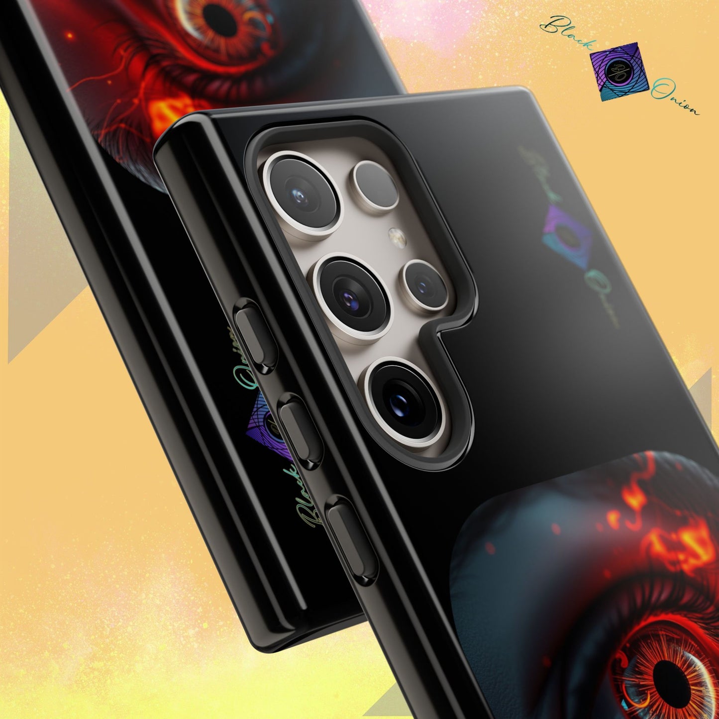 BlackOnion Brand New Phone Case - with Motivational Workout Motif ’Feel your power ‘💪🔥🫵
