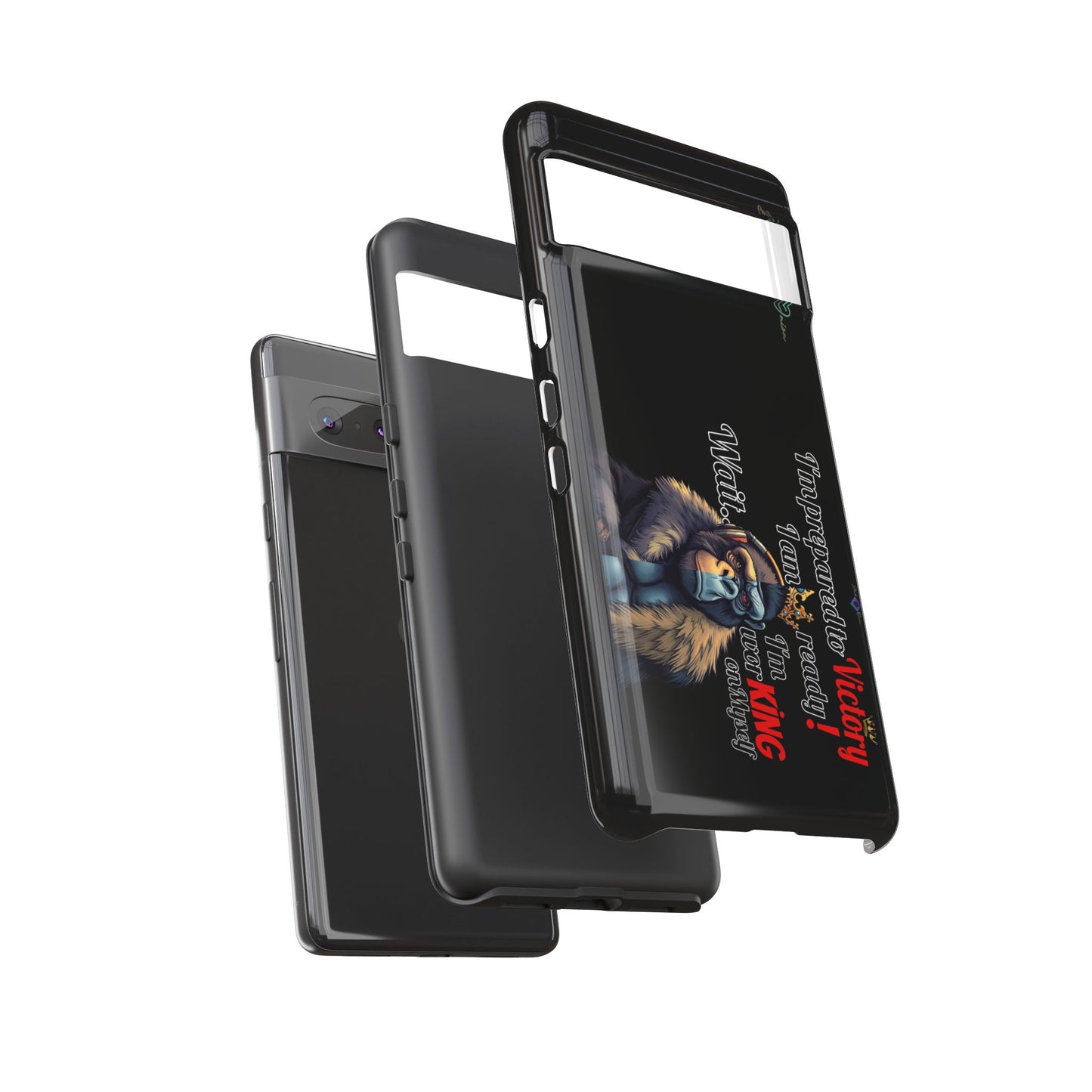 BlackOnion Brand New Phone Case - with Motivational Workout Motif’Victory 👑‘💪🔥🫵
