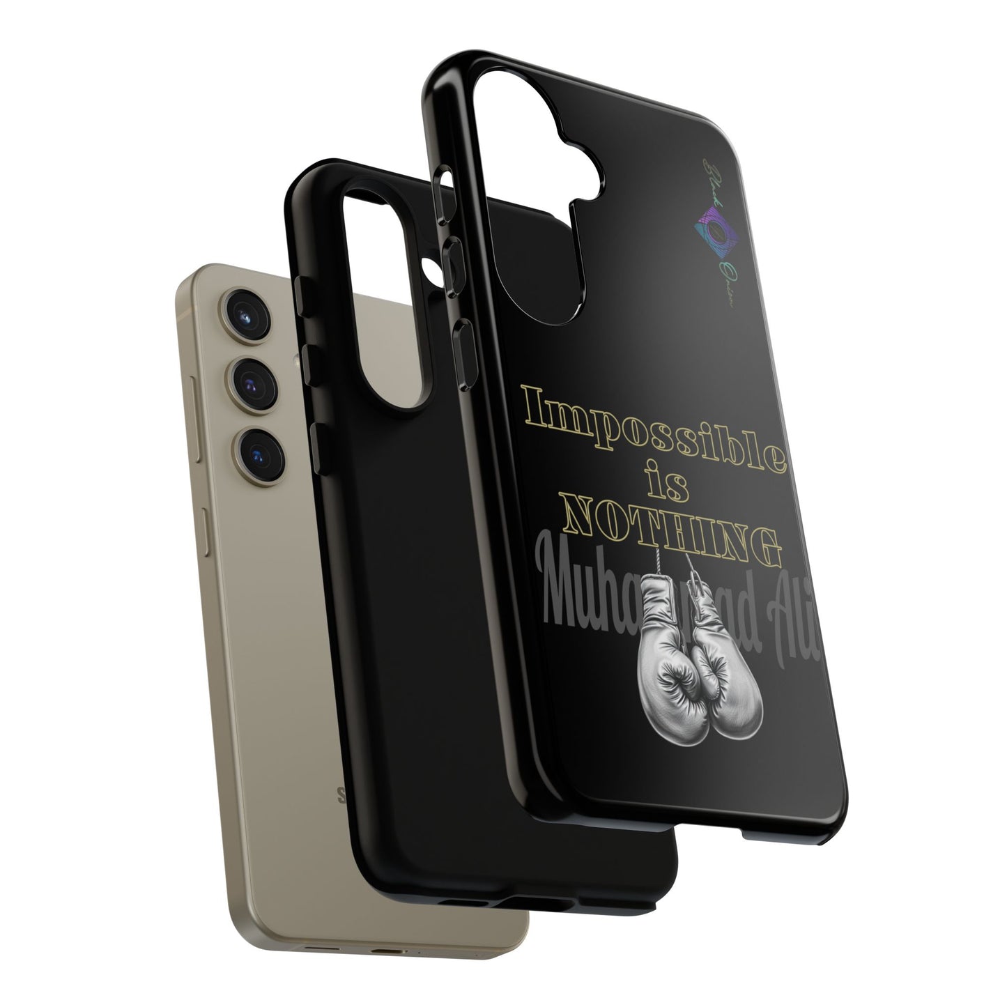 BlackOnion Brand New Phone Case - with Motivational Workout Motif ’Impossible ‘💪🔥🫵