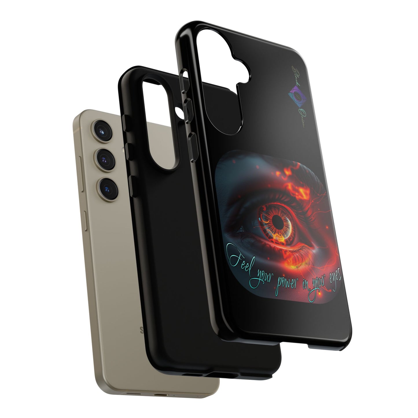 BlackOnion Brand New Phone Case - with Motivational Workout Motif ’Feel your power ‘💪🔥🫵