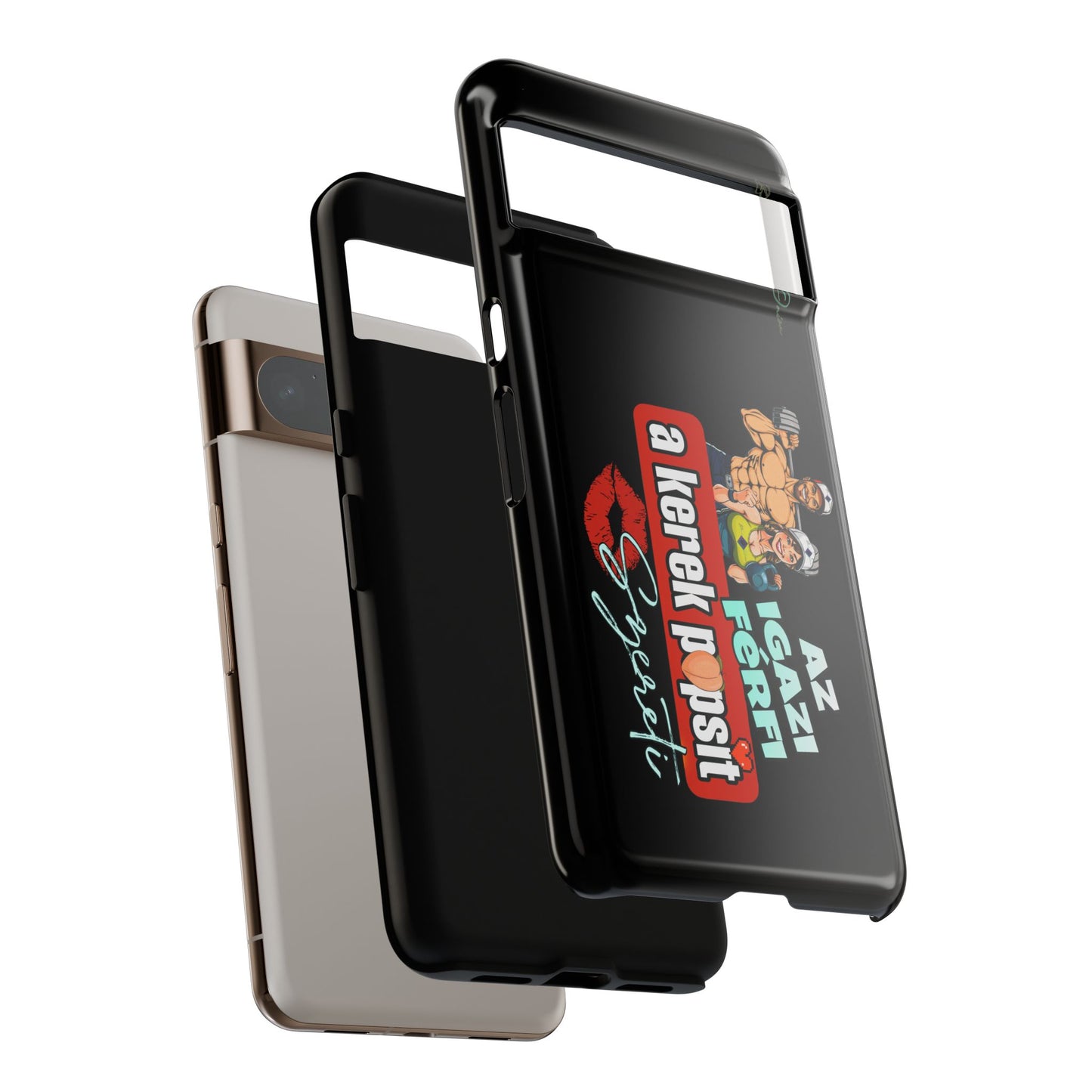 BlackOnion Brand New Phone Case - with Motivational Workout Motif ‘Az igazi férfi ‘💪🔥🫵