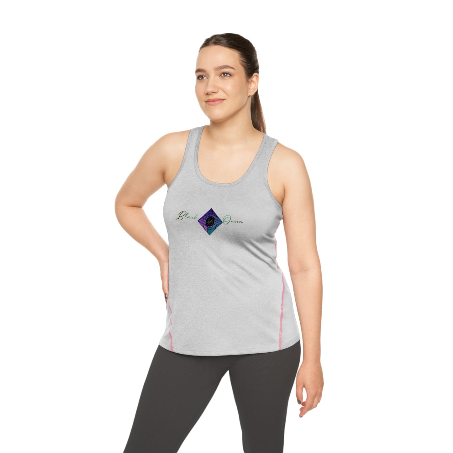 BlackOnion Women's Racerback Sports Top โ Comfortable Activewear for Fitness Enthusiasts