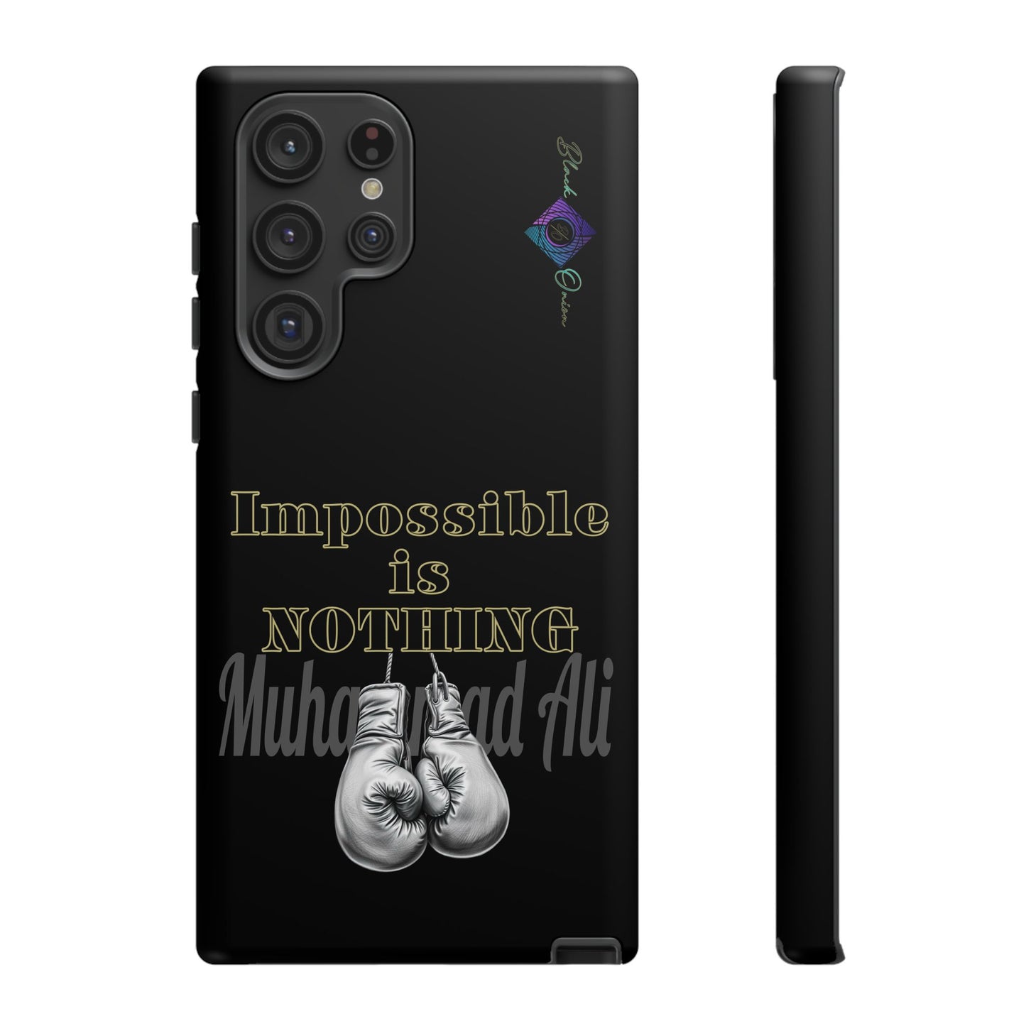 BlackOnion Brand New Phone Case - with Motivational Workout Motif ’Impossible ‘💪🔥🫵