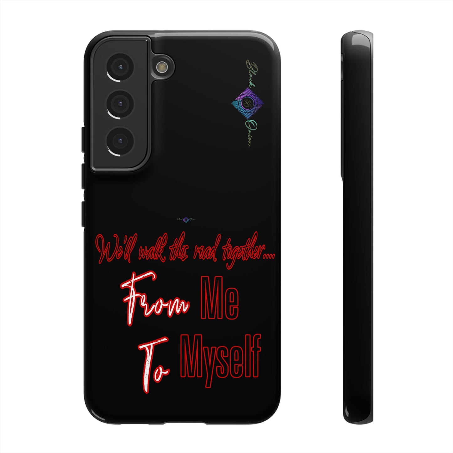 BlackOnion Brand New Phone Case - with Motivational Workout Motif’We’ll walk ‘💪🔥🫵