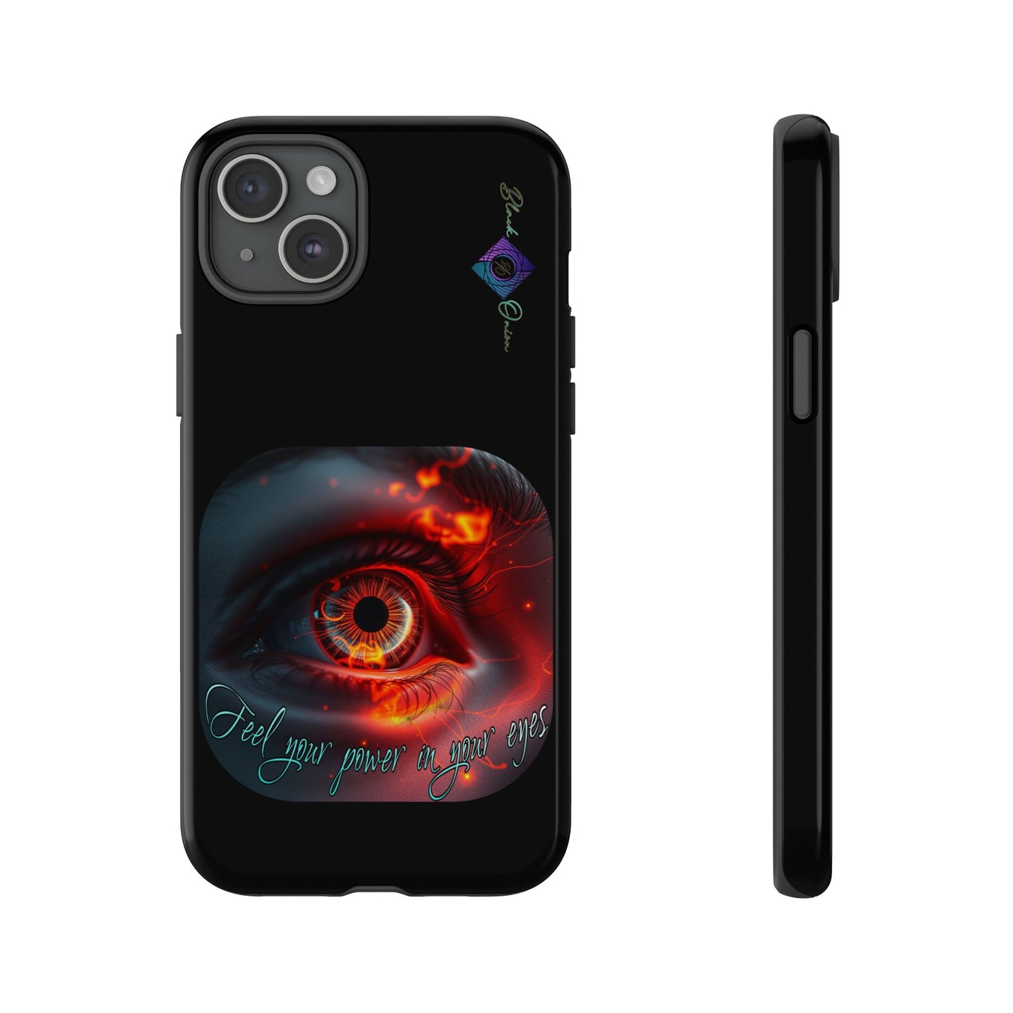 BlackOnion Brand New Phone Case - with Motivational Workout Motif ’Feel your power ‘💪🔥🫵