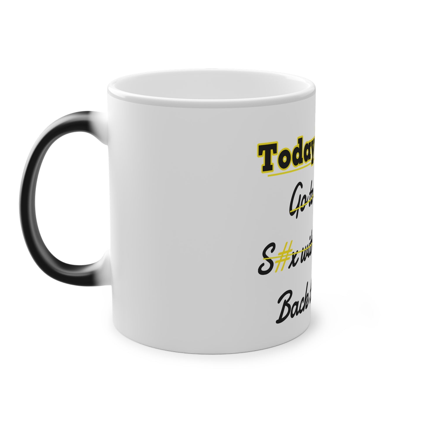 BlackOnion Color Changing Mug with Workout Motif ‘Today To Do List’ 💪🔥🫵
