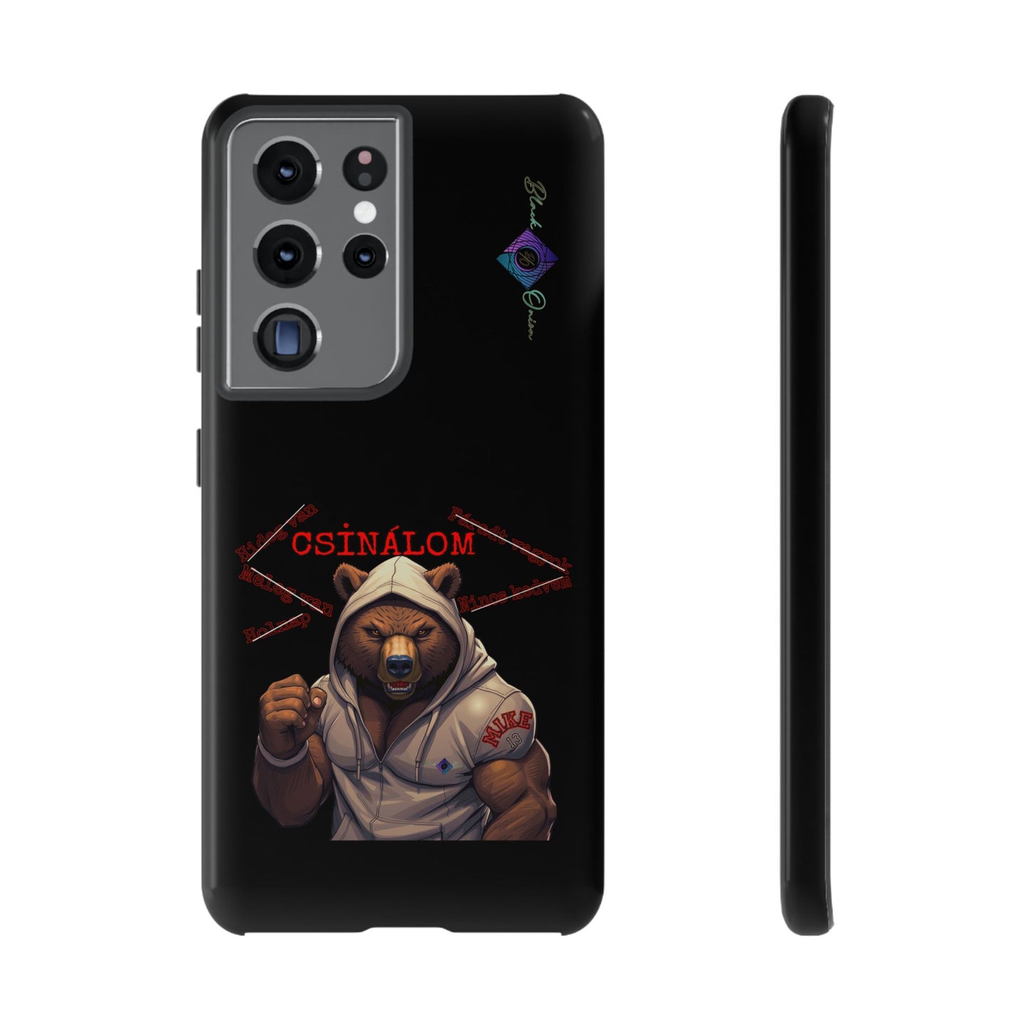 BlackOnion Brand New Phone Case - with Motivational Workout Motif ‘Csinálom ‘💪🔥🫵