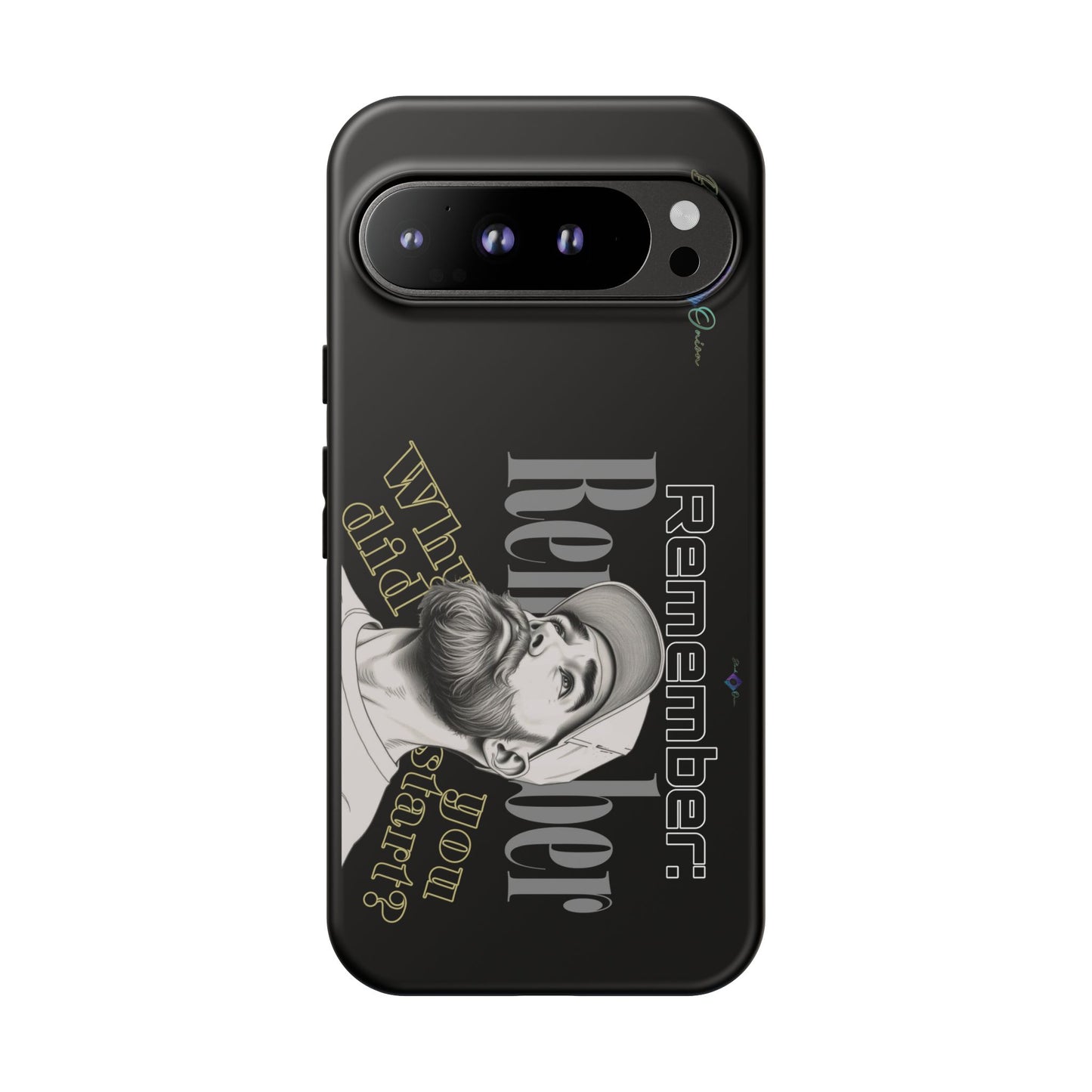 BlackOnion Brand New Phone Case - with Motivational Workout Motif’Remember ‘💪🔥🫵