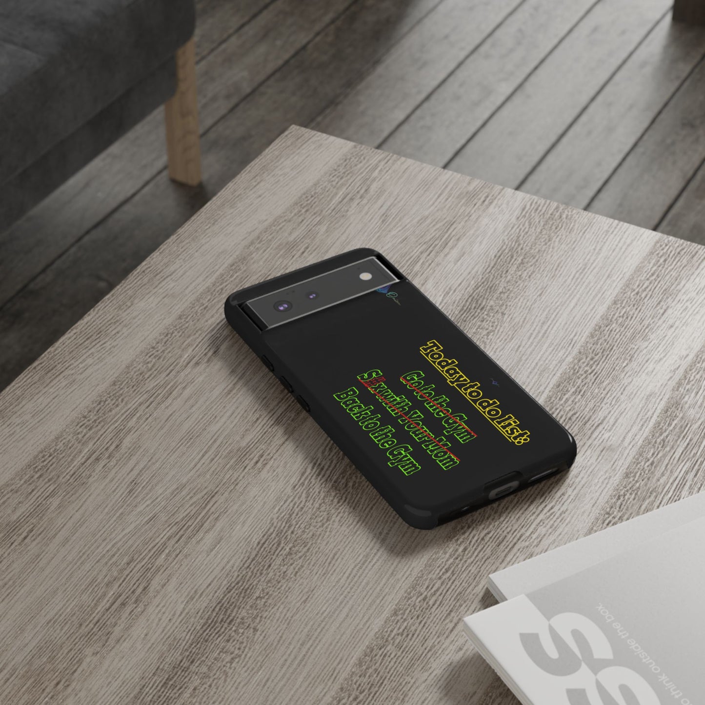 BlackOnion Brand New Phone Case - with Motivational Workout Motif’Today To Do List V2 ‘💪🔥🫵