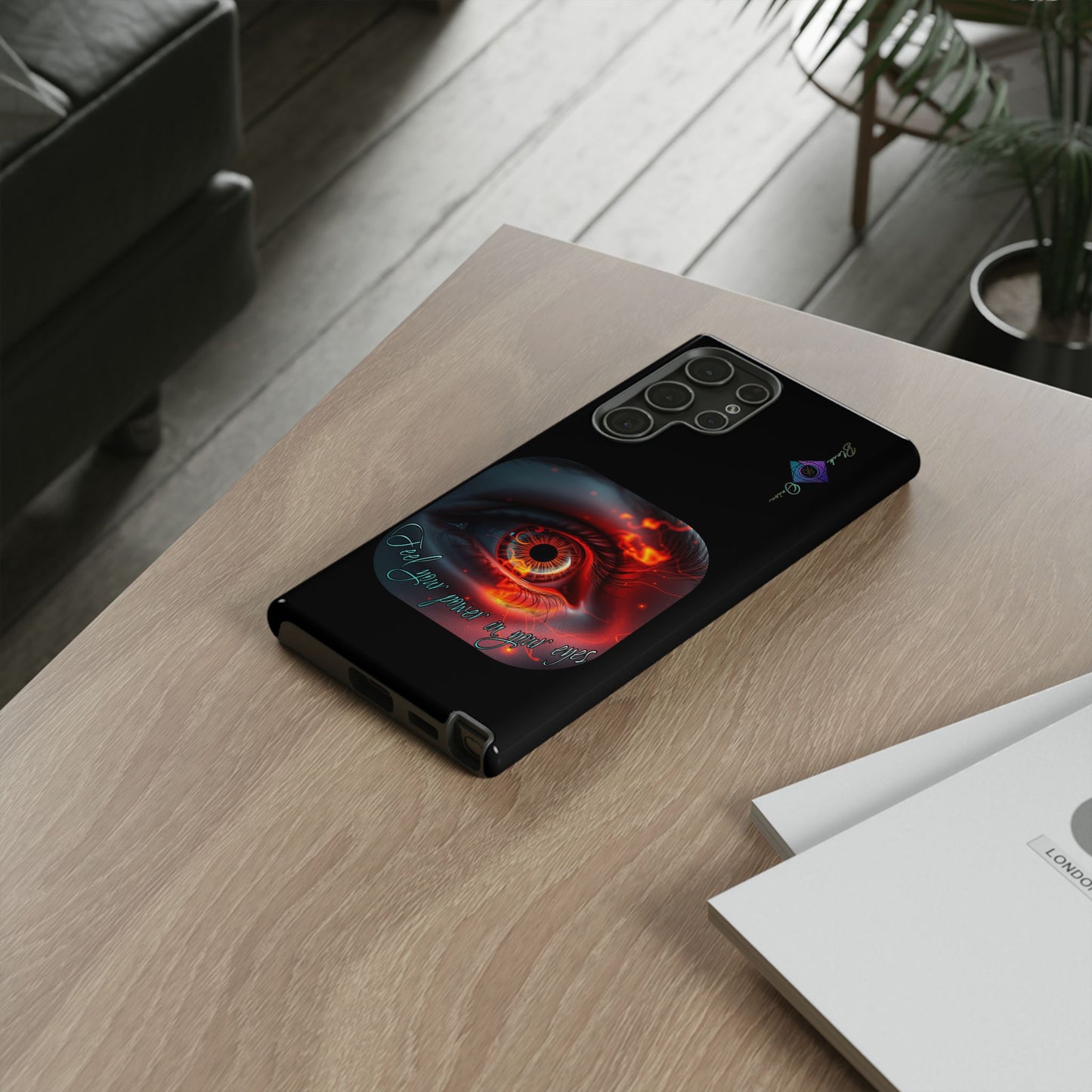 BlackOnion Brand New Phone Case - with Motivational Workout Motif ’Feel your power ‘💪🔥🫵