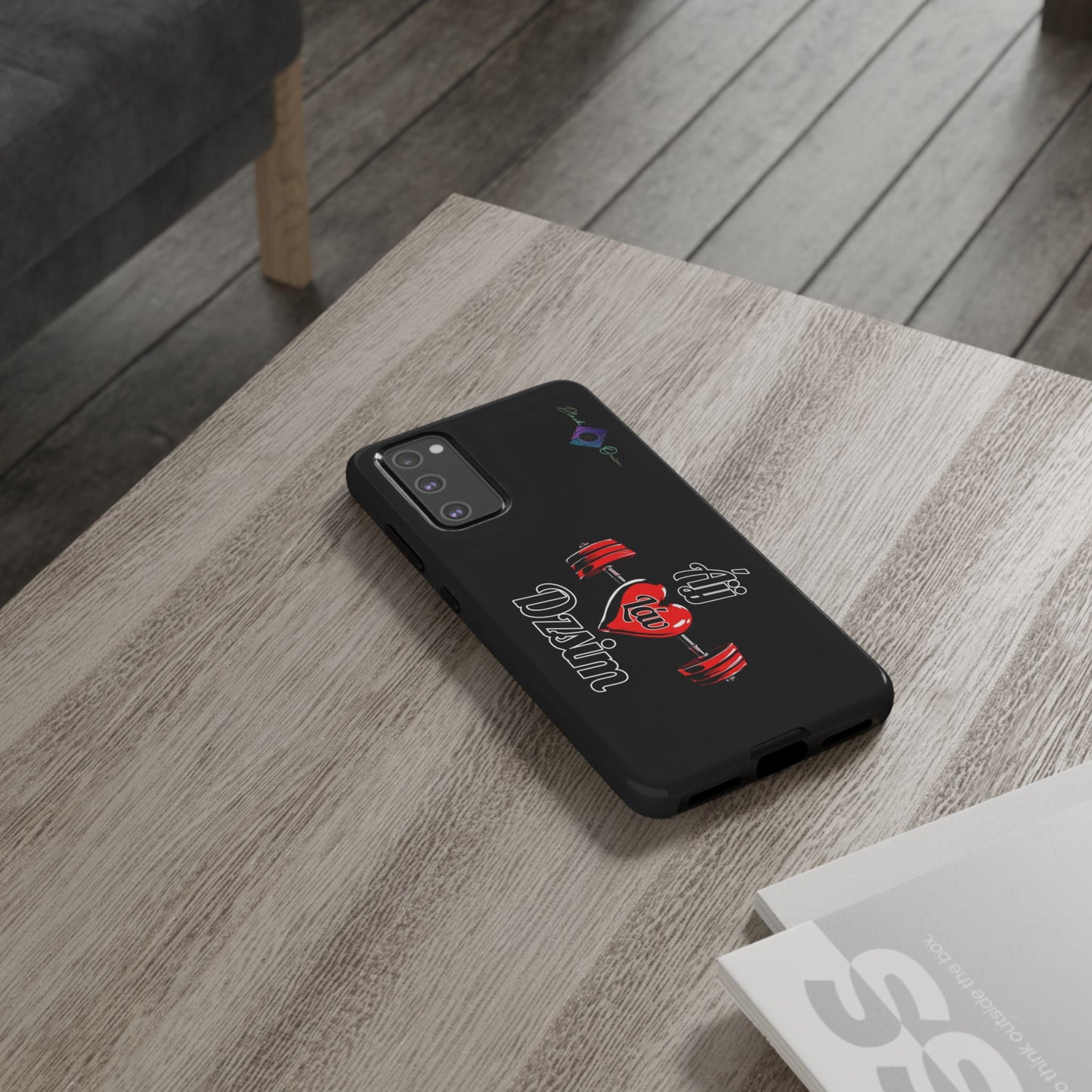 BlackOnion Brand New Phone Case - with Motivational Workout Motif’Ájj Láv Dzsim ‘💪🔥🫵