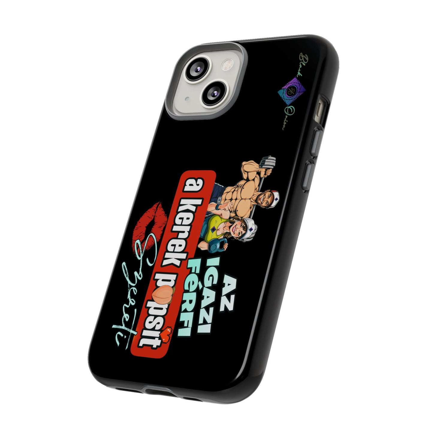 BlackOnion Brand New Phone Case - with Motivational Workout Motif ‘Az igazi férfi ‘💪🔥🫵
