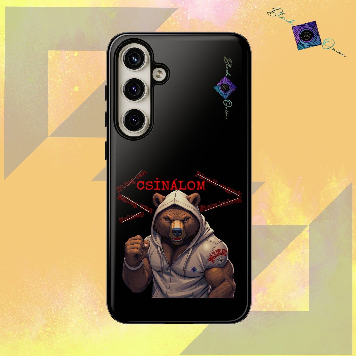 BlackOnion Brand New Phone Case - with Motivational Workout Motif ‘Csinálom ‘💪🔥🫵