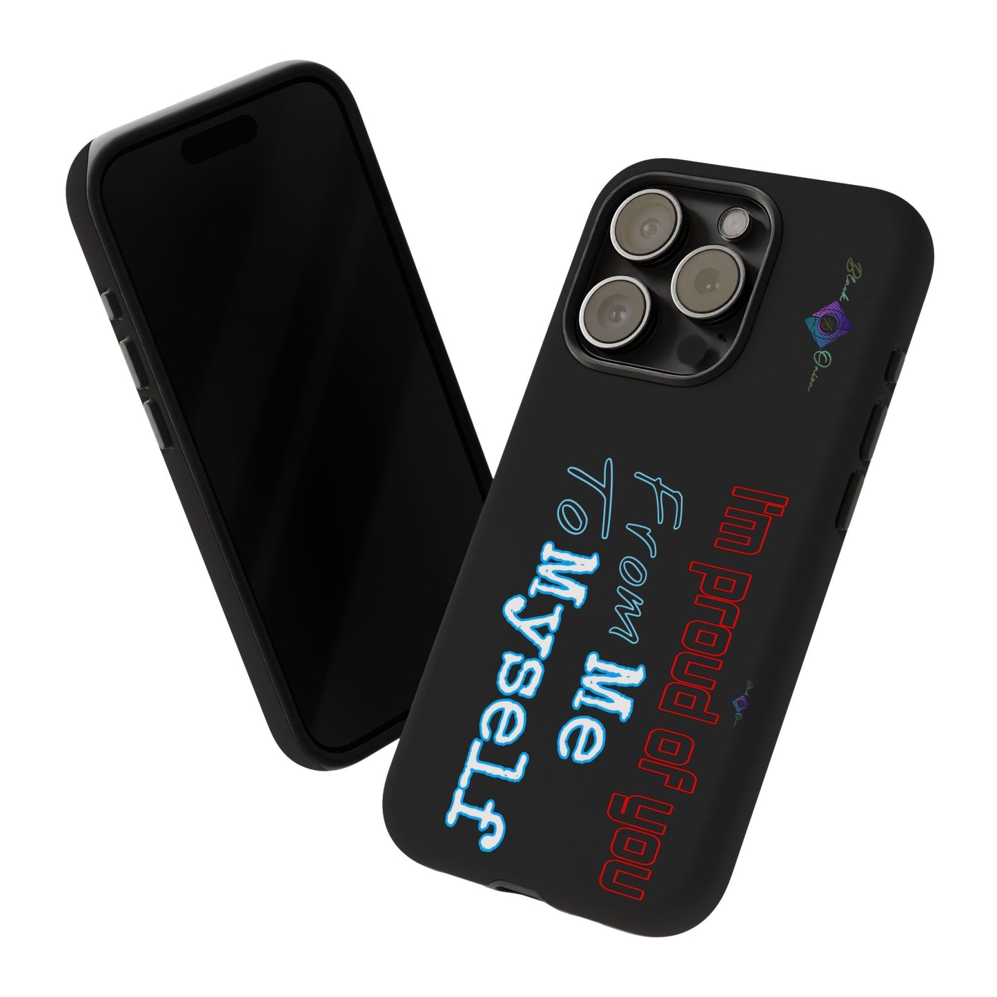 BlackOnion Brand New Phone Case - with Motivational Workout Motif’I’m proud of you ‘💪🔥🫵