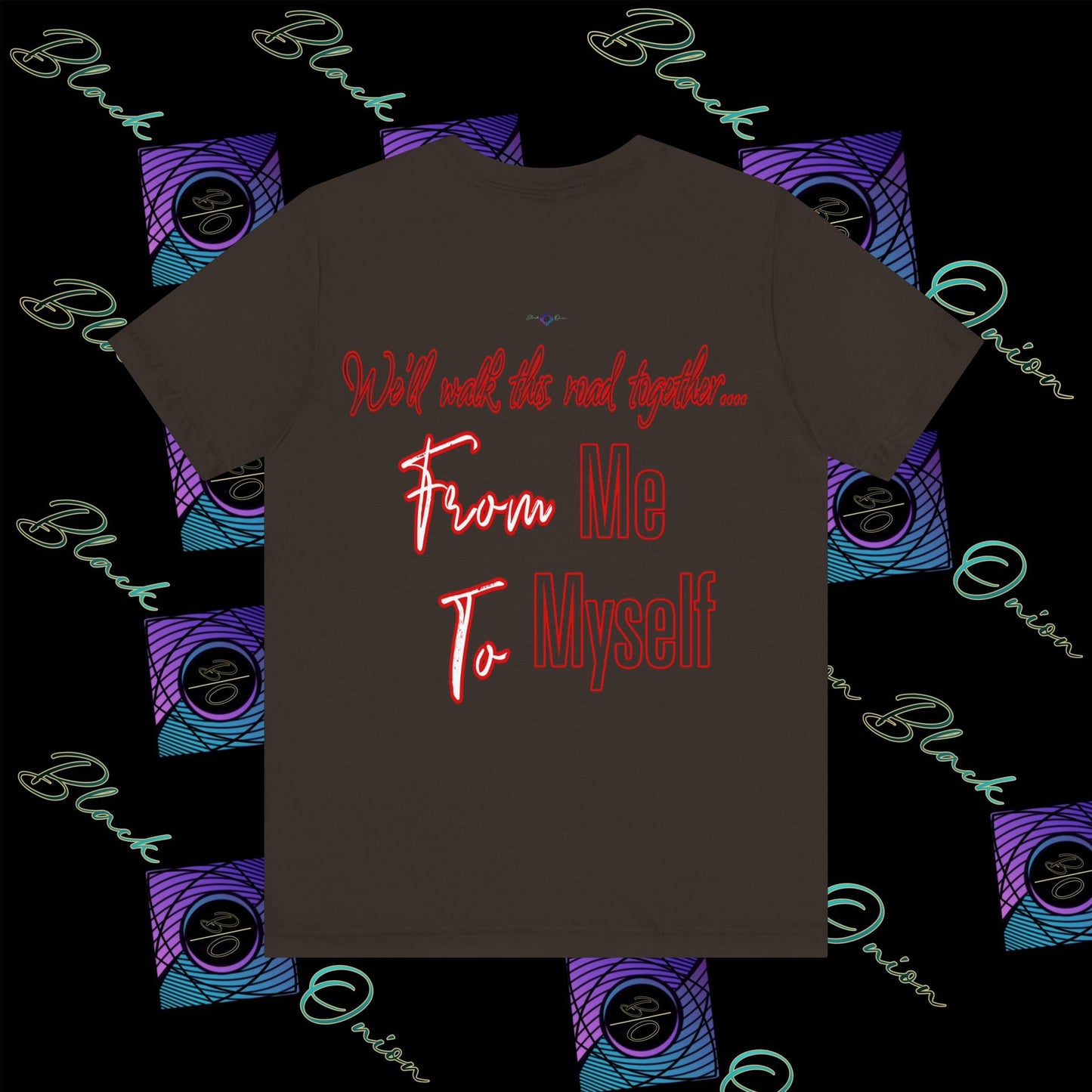 BlackOnion 'From Me ,To Myself' T-Shirt with Workout Motif V3๐ช๐ฅ