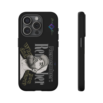 BlackOnion Brand New Phone Case - with Motivational Workout Motif’Remember ‘💪🔥🫵