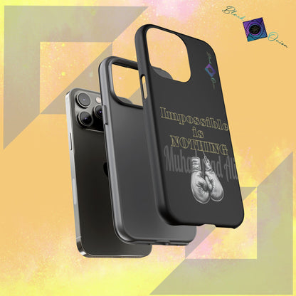 BlackOnion Brand New Phone Case - with Motivational Workout Motif ’Impossible ‘💪🔥🫵