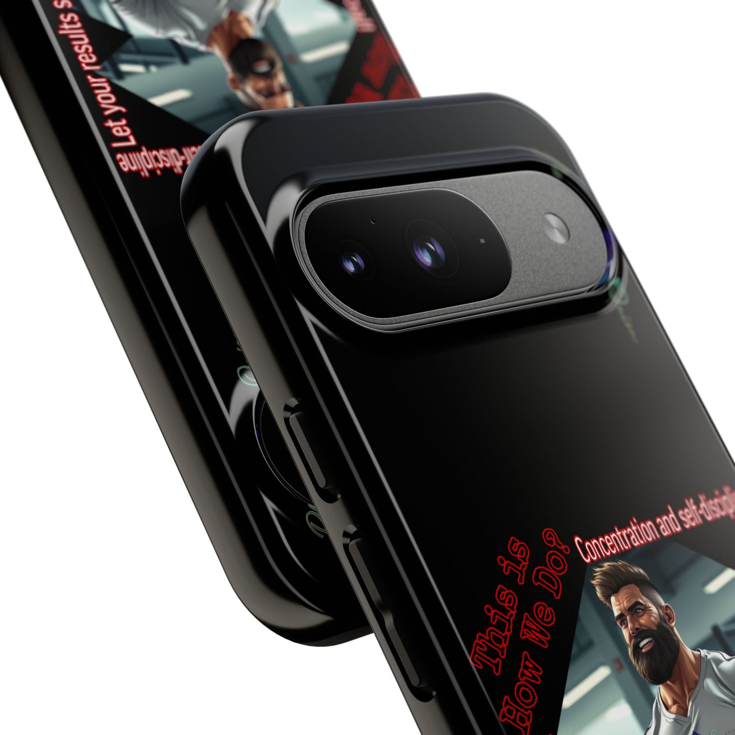 BlackOnion Brand New Phone Case - with Motivational Workout Motif’Unstoppable ‘💪🔥🫵