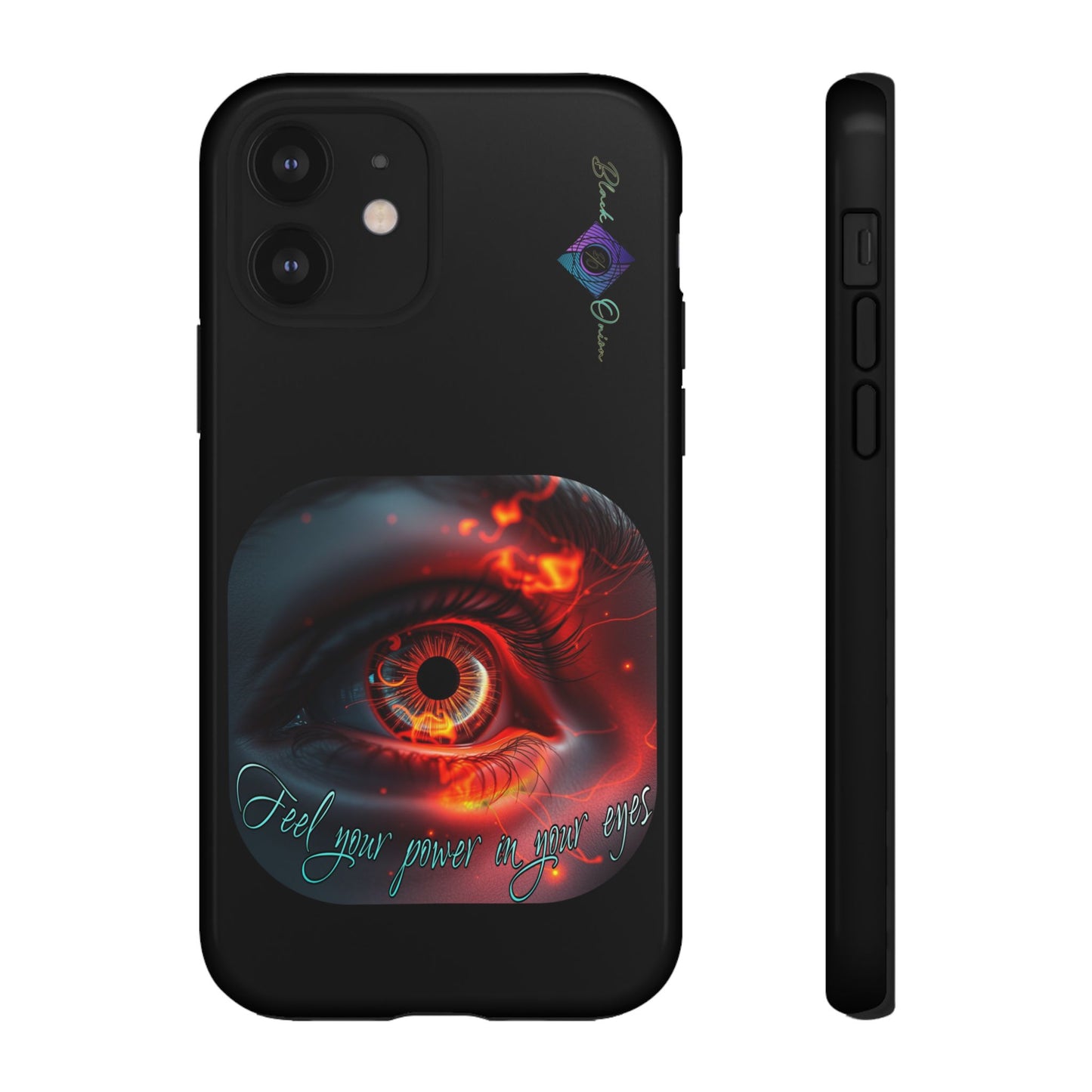 BlackOnion Brand New Phone Case - with Motivational Workout Motif ’Feel your power  ‘💪🔥🫵