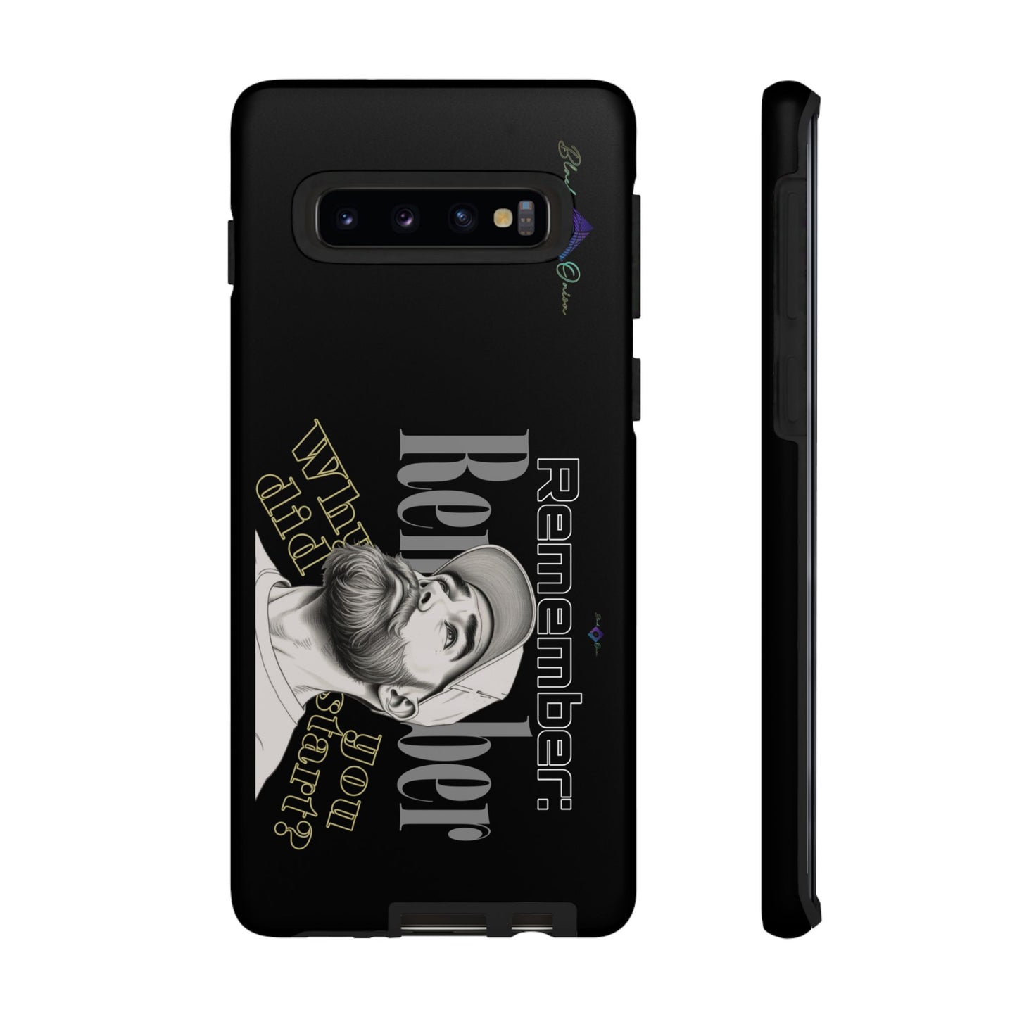 BlackOnion Brand New Phone Case - with Motivational Workout Motif’Remember ‘💪🔥🫵