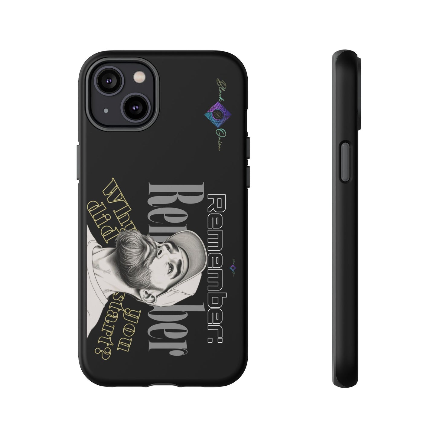 BlackOnion Brand New Phone Case - with Motivational Workout Motif’Remember ‘💪🔥🫵